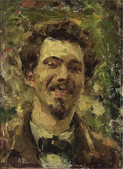 Self-portrait, 1900, Albert Roelofs