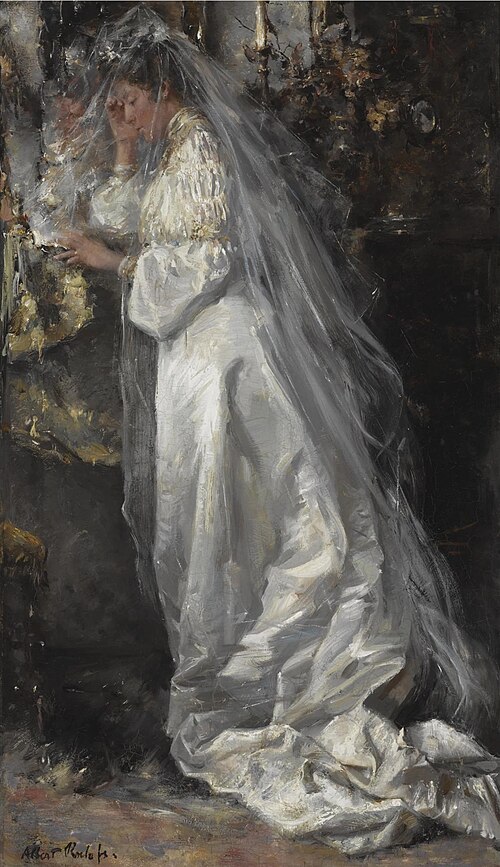 The Bride ('Bruiloftsmorgen'), 1905, Albert Roelofs