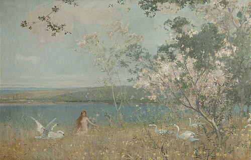 An Idyll of Spring, 1897, Alfred East