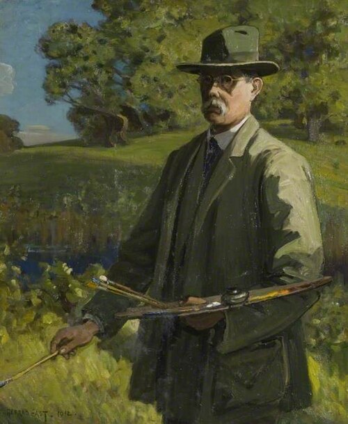 Self Portrait, 1912, Alfred East