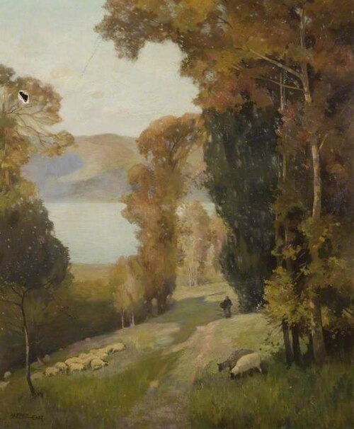Landscape in Autumn, , Alfred East