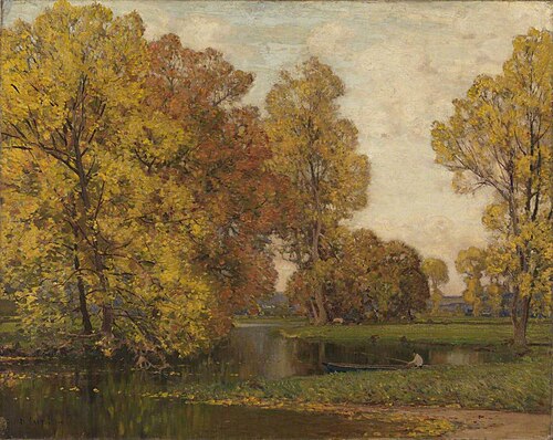 Golden Autumn, 1904, Alfred East
