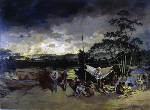 Pouso no Sertão - Queimada, 1826, 1920, Aurélio Zimmermann