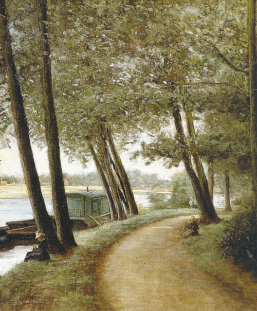 Bords de la Seine, 1885, Jules Ballá