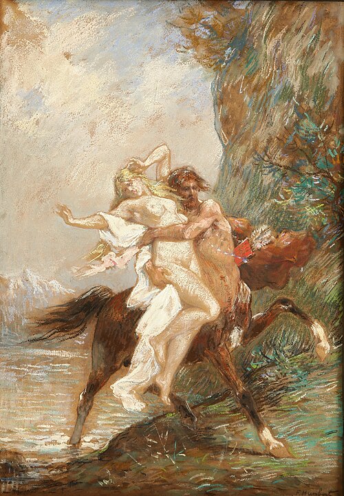 Rapture by Deyanira, 1850, Ferdinand Humbert