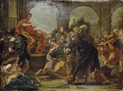 The Continence of Scipio, 1687, Giovanni Battista Gaulli