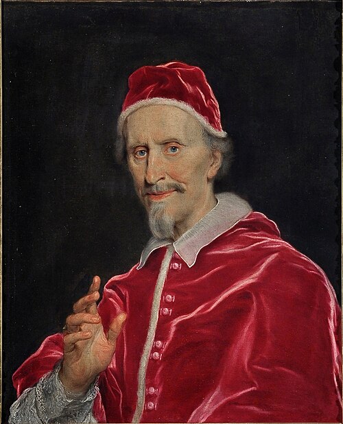 Portrait of Clement IX blessing, 1667, Baciccio