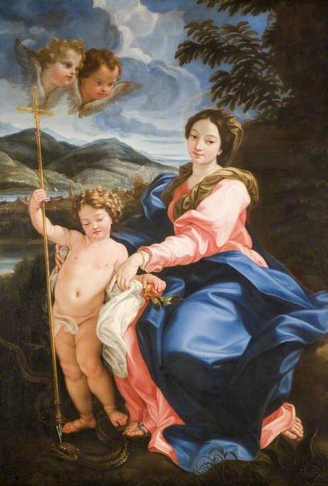 The Virgin and Child Piercing the Head of the Serpent, 1695, Giovanni Battista Gaulli