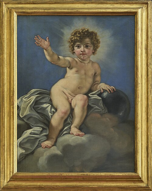 Gesù Bambino Salvatore, , Baciccio