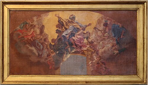 Apothéose de saint Pierre, , Baciccio