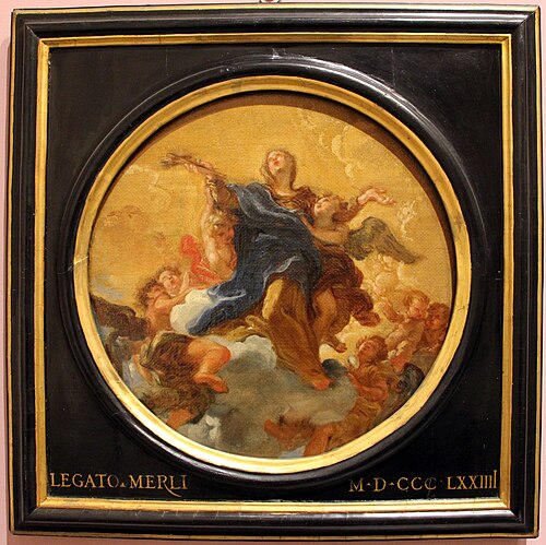 gloria di santa marta, 1672, Giovanni Battista Gaulli