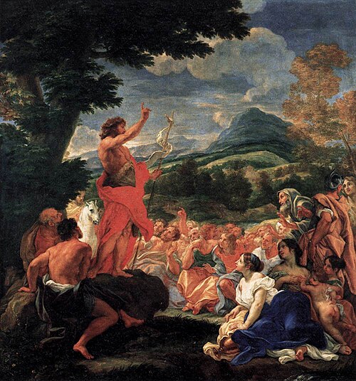 The Sermon of St. John the Baptist, 1695, Giovanni Battista Gaulli