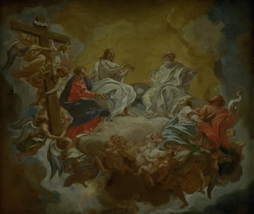 St Agnes in Glory, 1690, Giovanni Battista Gaulli