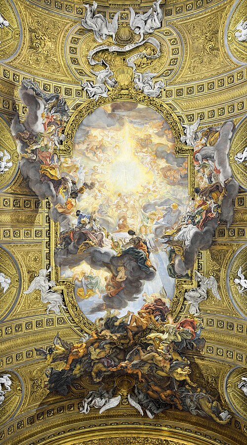 Triumph of the Name of Jesus, 1679, Giovanni Battista Gaulli
