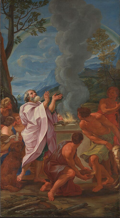 The Sacrifice of Noah, 1684, Giovanni Battista Gaulli