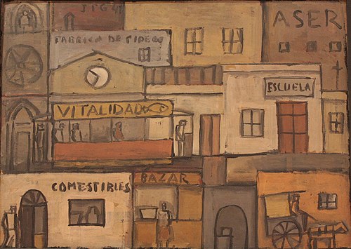 Ciudad (Ville), 1941, Joaquín Torres García