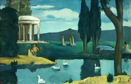 Temple des Nymphes, 1900, Joaquín Torres García