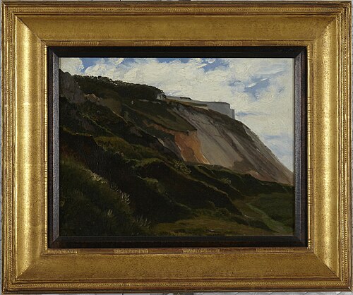Cliffs by the Sea, , Charles François Eustache