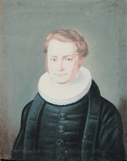 Portrait of Honoratus Halling, 1848, Niels Moe