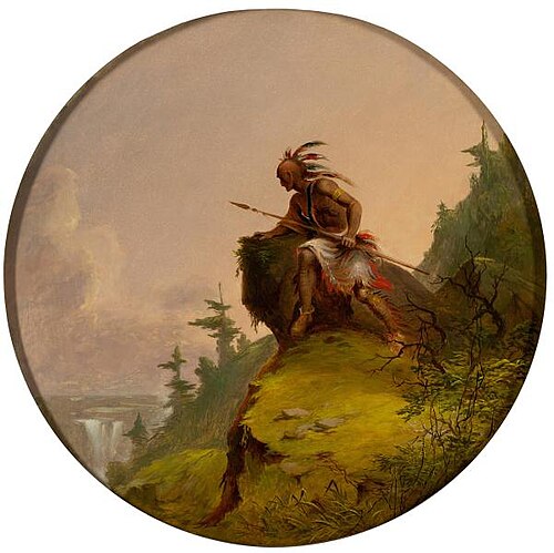 Indian on a Cliff, , Jesse Talbot