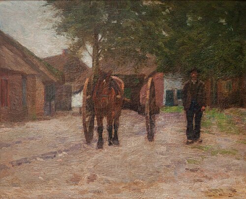 Voerman met gespan te Mol, , Emile Van Damme Sylva