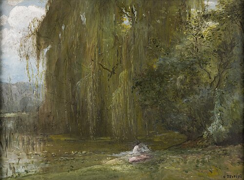 La Baigneuse, Alphonse Morlot, après 1850, , Alphonse-Alexis Morlot