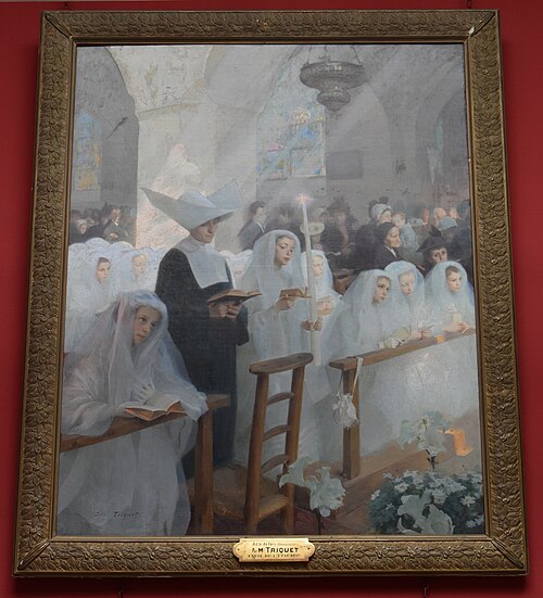 Acte de foi des communiantes, 1897, Jules Octave Triquet