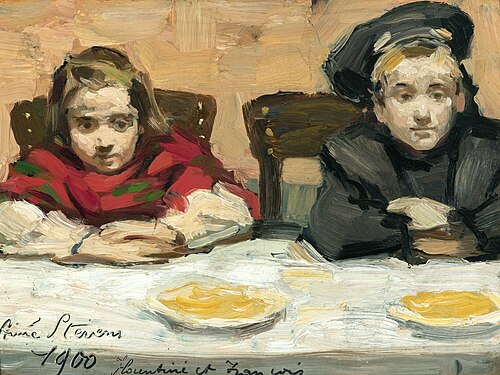 Florentine and François, 1900, Aimé Stevens