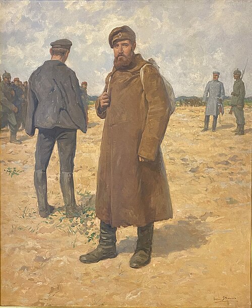 Portrait of a soldier, 1910, Aimé Stevens