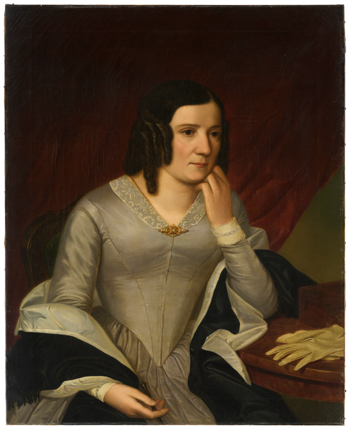 Portrait de l’épouse (de Friedrich Helmle ?), 1840, Georg Balder