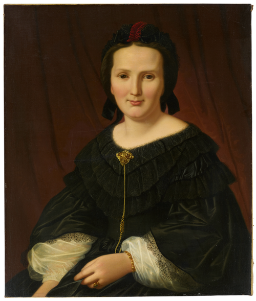 Portrait de dame, 1857, Georg Balder