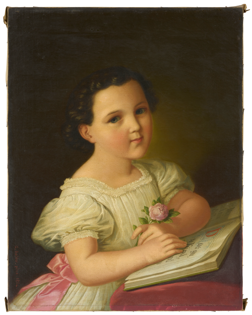Portrait d’enfant, 1864, Georg Balder