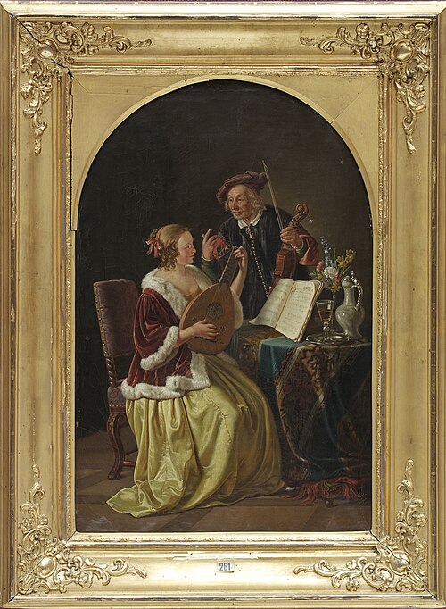 Undervisning i luttspill, 1856, Eilert Balle Lund