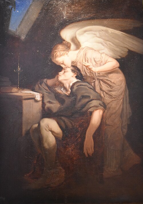 The Kiss of the Muse, 1857, Félix Nicolas Frillié