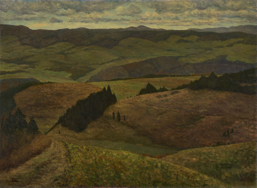 Paysage de la Forêt-Noire, 1900, Max Lieber