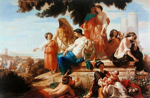 Allégorie du temps., 1850, Pierre-Louis-Omer Charlet