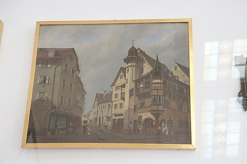 La maison Pfister à Colmar, 1875, Michel Hertrich
