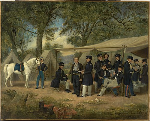 Zachary Taylor at Walnut Springs, 1847, William Garl Brown