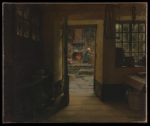 Intérieur flamand, 1912, Émile Renard