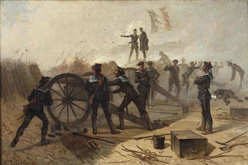 Les marins au Fort Valérien, 1870, Auguste Viande