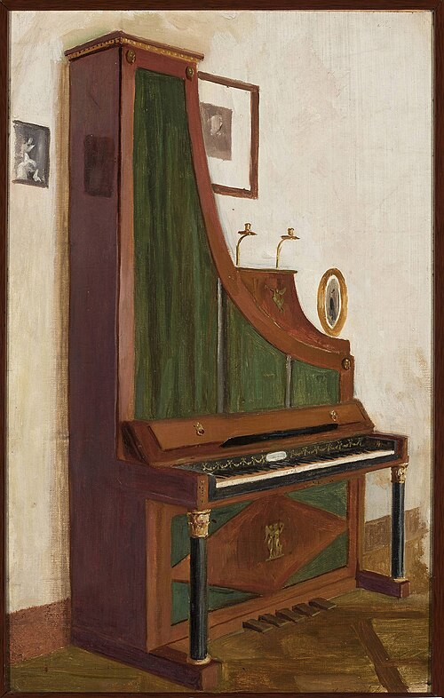 Giraffe piano, 1890, Julian Maszyński