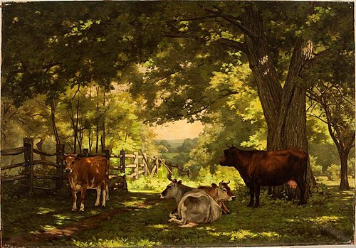 Mid-Day in August, 1888, Edwin Augustus Moore