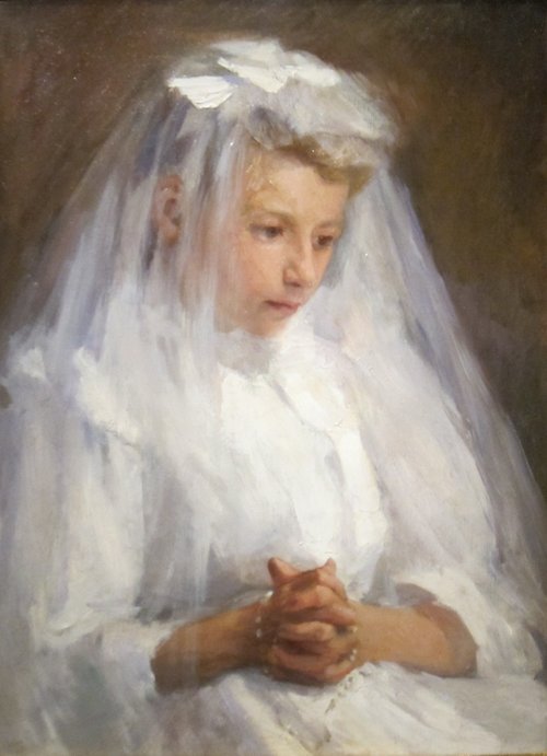 First Communion, 1901, Caroline A. Lord