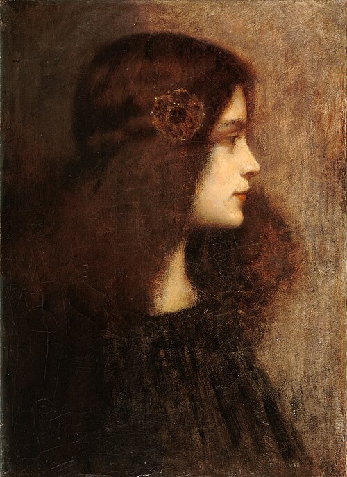 Portrait d'Aurore Lauth Sand, 1890, Charles Frédéric Lauth