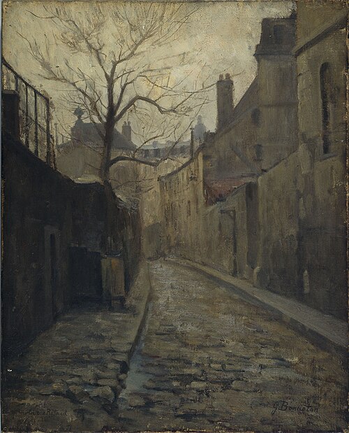 La rue Rataud, 1900, Germain Eugène Bonneton