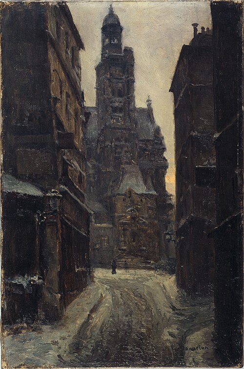 La rue de la Montagne-Sainte-Geneviève, 1900, Germain Eugène Bonneton