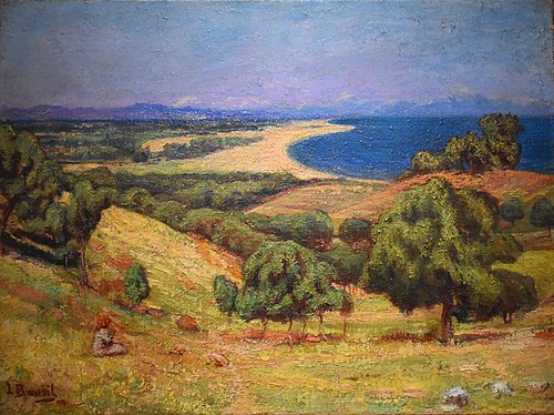 Plage d'Argelès, 1930, Louis Bausil