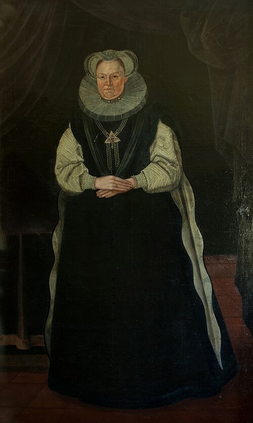 Portrait of Sophia of Holstein-Gottorp, 1635, Daniel Block