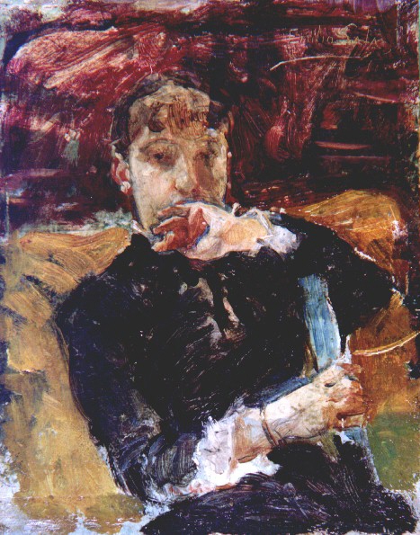 Boceto de mujer con vestido negro, 1876, Emilio Sala Francés
