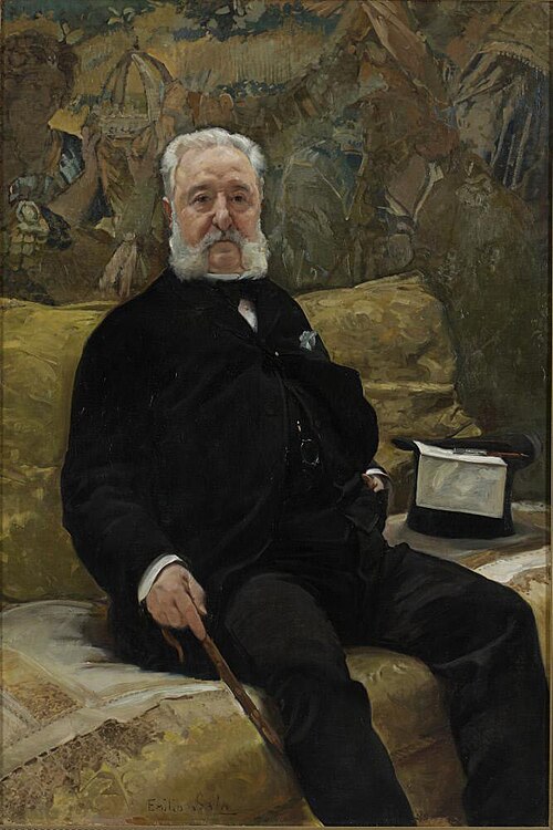 Ramón María de las Mercedes de Campoamor y Campoosorio, 1884, Emilio Sala Francés